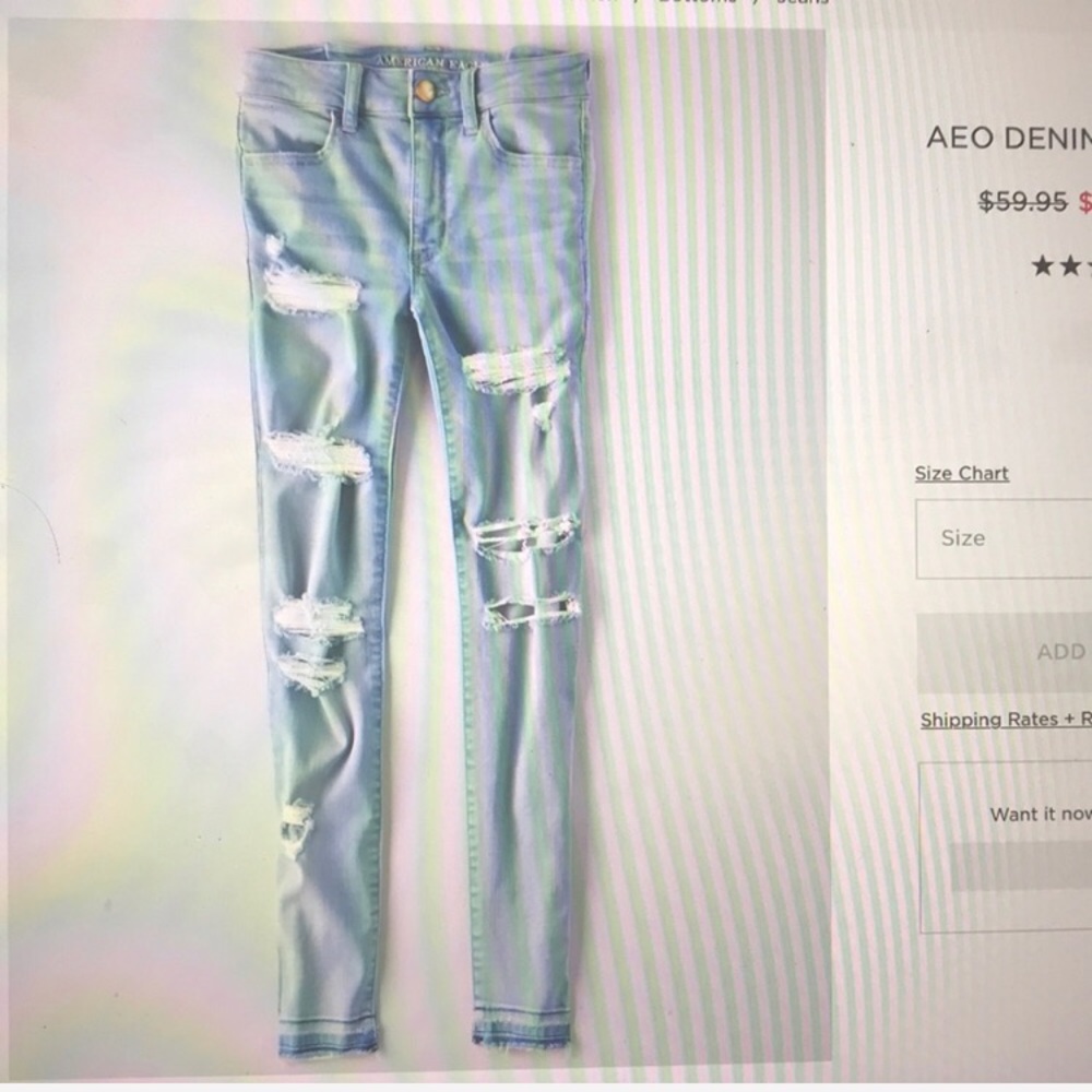 Like new Ae jeans